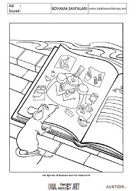 ratatouille boyama sayfaları